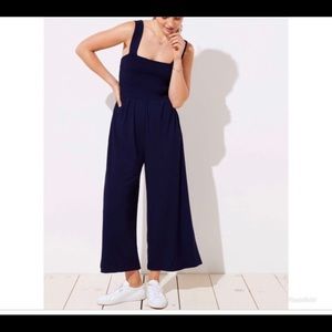 LOFT navy blue jumpsuit